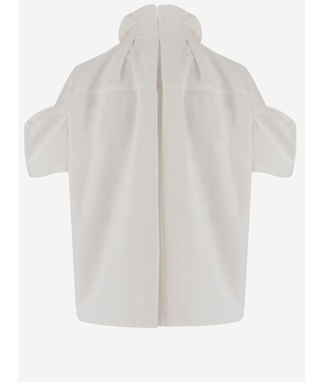 SACAI Белая хлопковая рубашка, фото 2