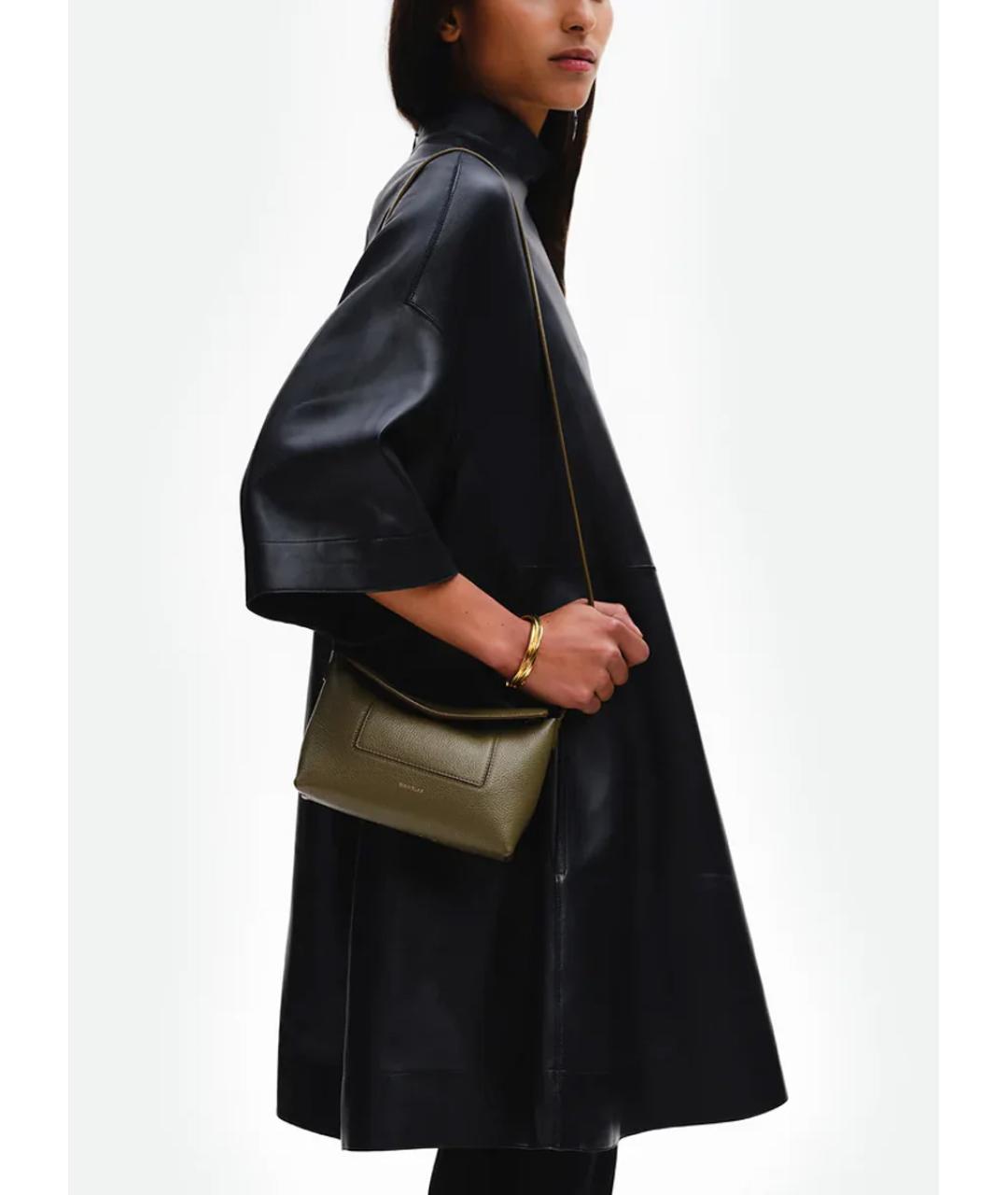 WANDLER Зеленая кожаная сумка через плечо, фото 2