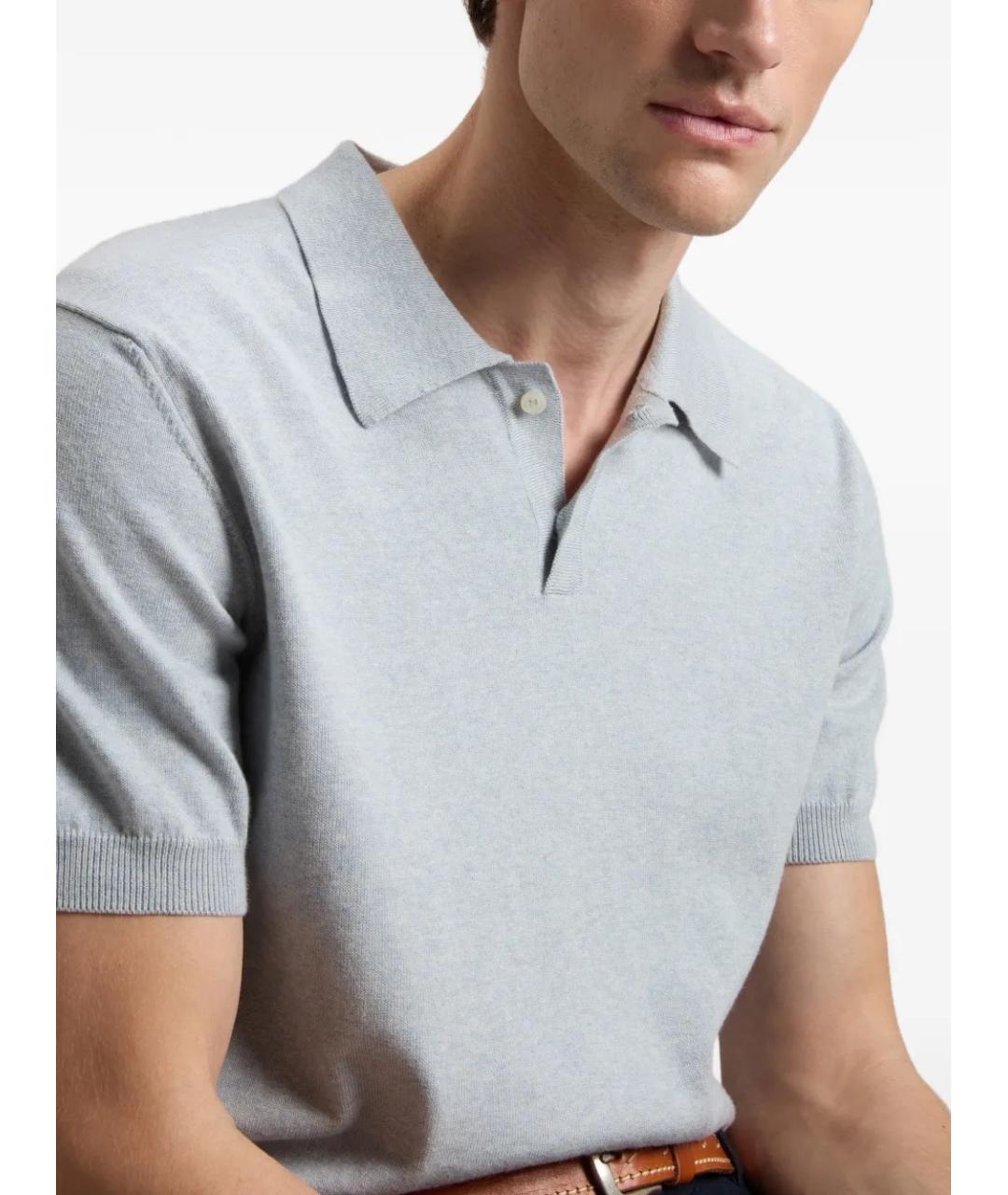 WOOLRICH Голубая хлопковая футболка, фото 5