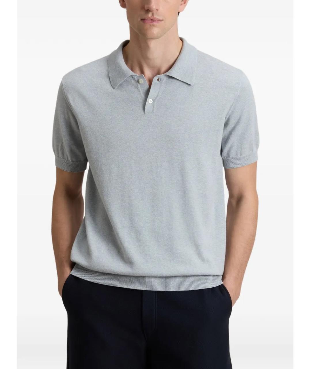 WOOLRICH Голубая хлопковая футболка, фото 3