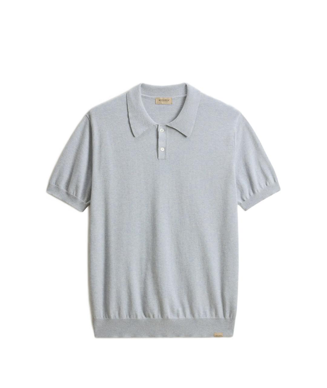 WOOLRICH Голубая хлопковая футболка, фото 1