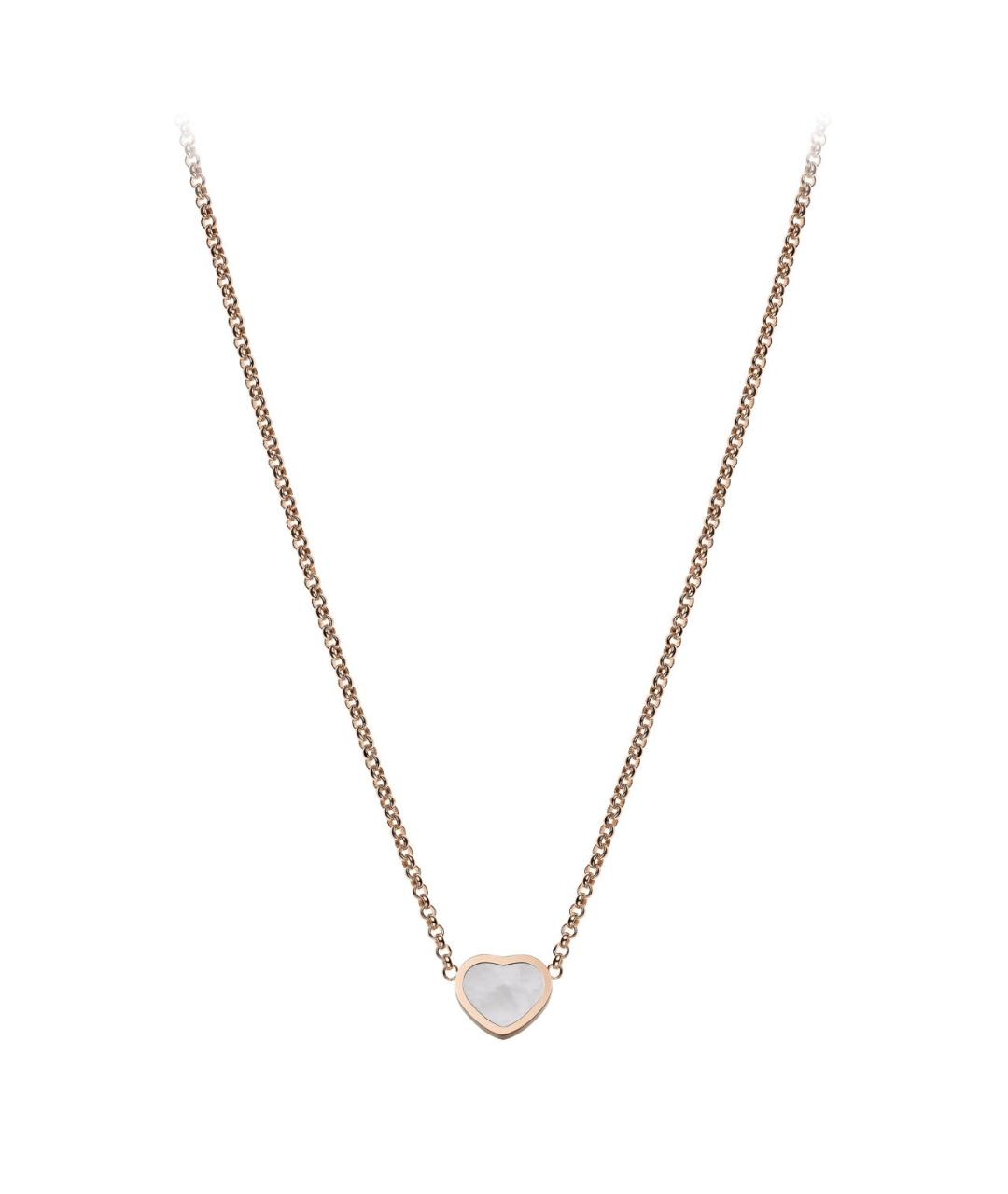 CHOPARD Белое колье из розового золота, фото 2
