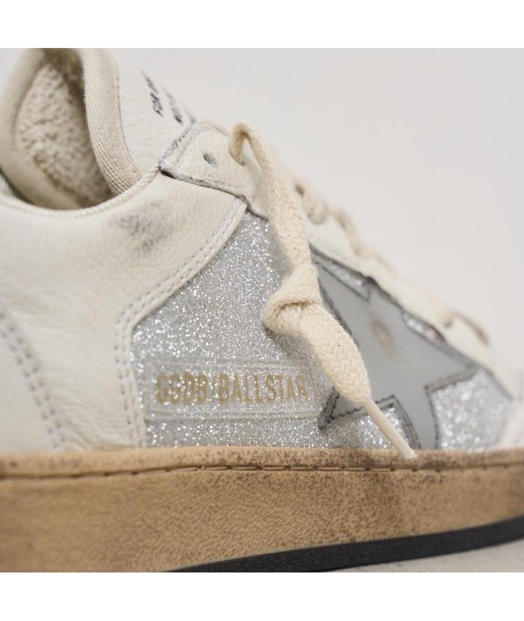 GOLDEN GOOSE DELUXE BRAND Белые кожаные кеды, фото 3
