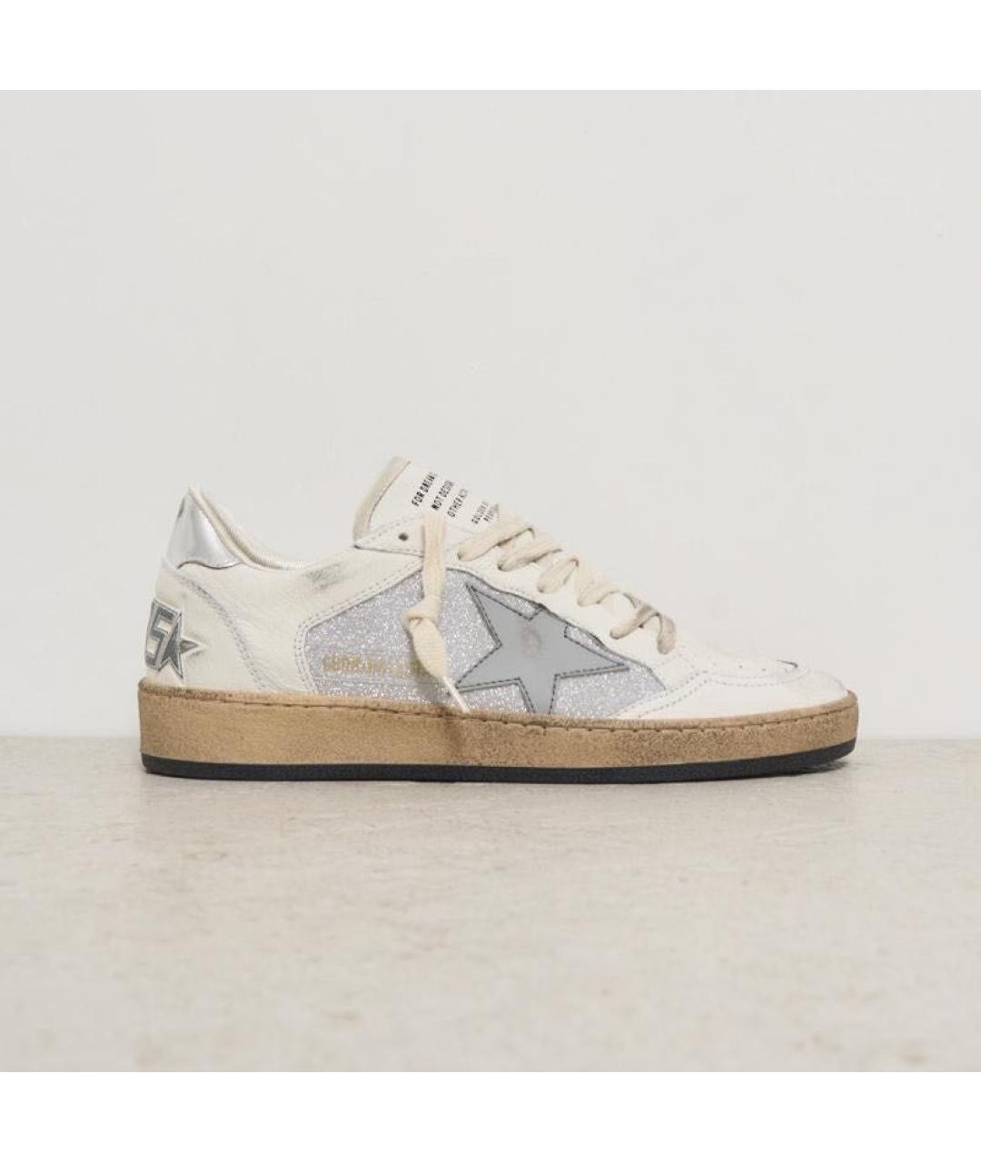 GOLDEN GOOSE DELUXE BRAND Белые кожаные кеды, фото 6
