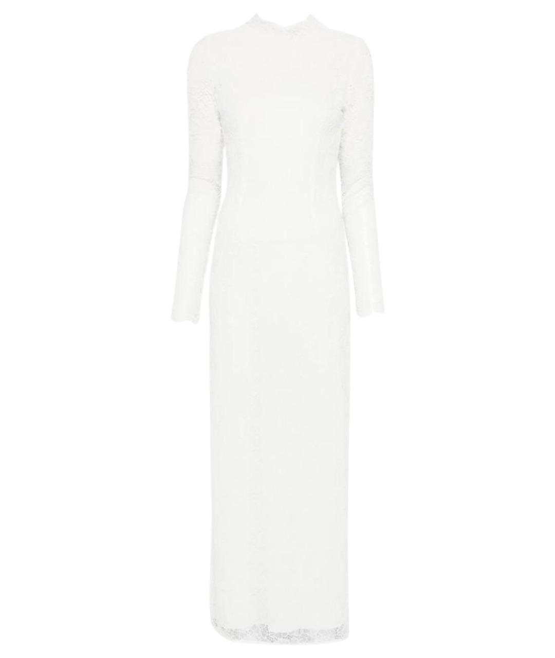 ROTATE Белое полиэстеровое вечернее платье, фото 1