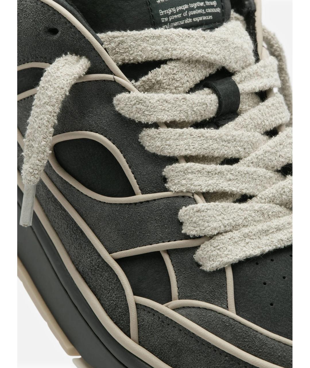 AXEL ARIGATO Черные кожаные низкие кроссовки / кеды, фото 4