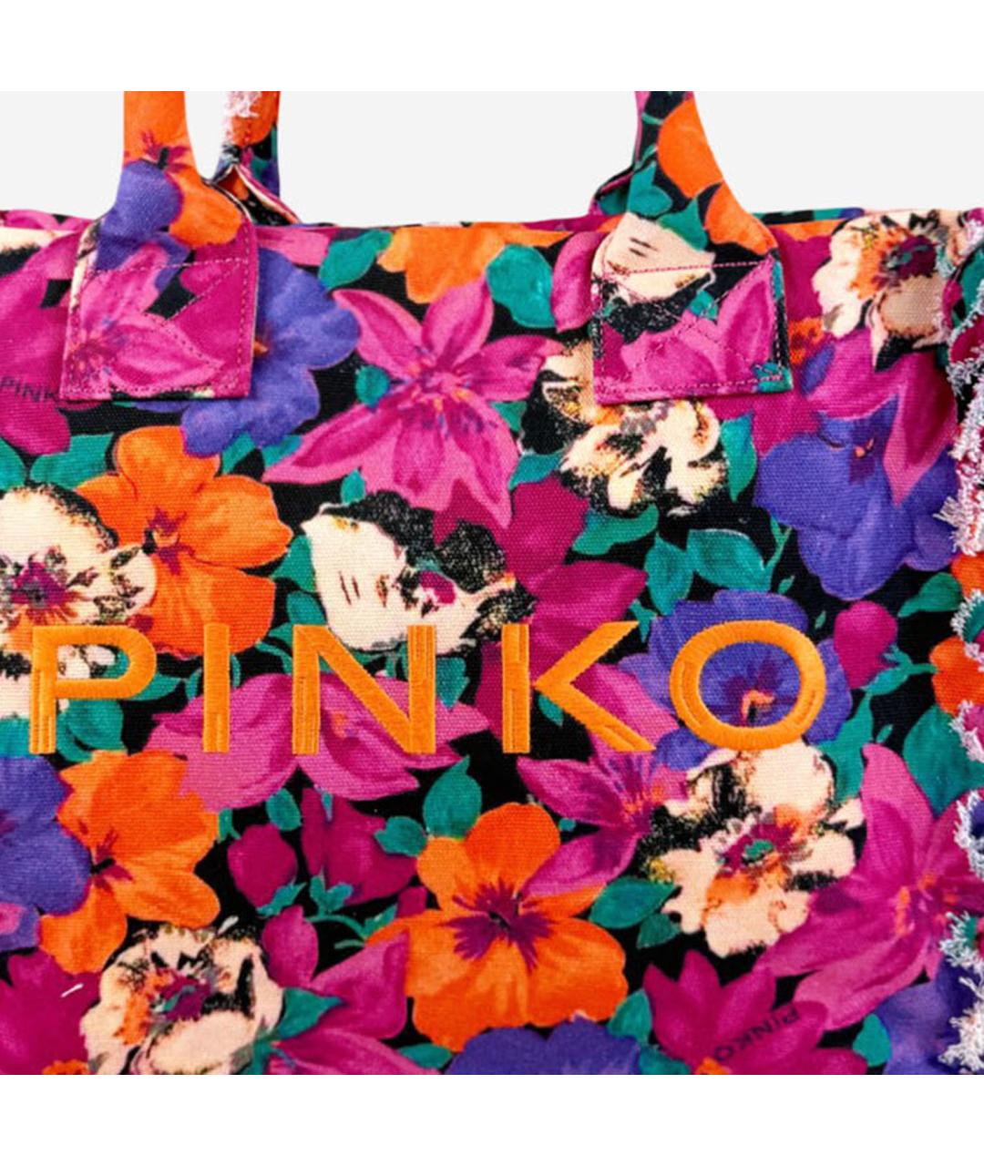 PINKO Мульти хлопковая сумка тоут, фото 3