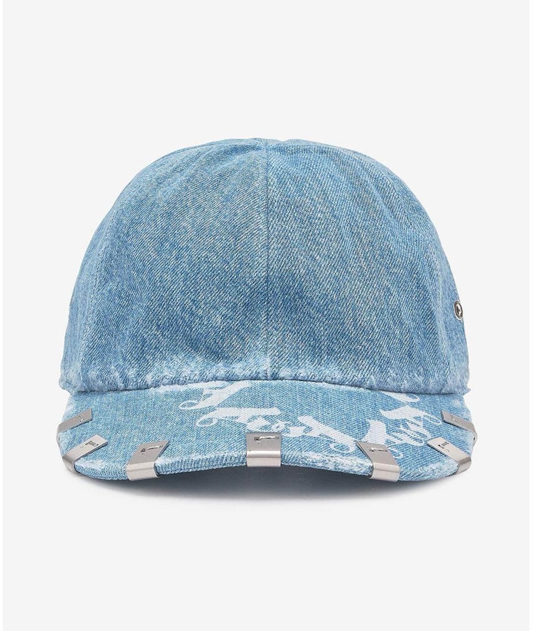 1017 ALYX 9SM Голубая хлопковая кепка/бейсболка, фото 5