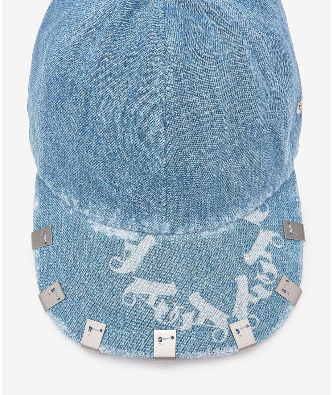 1017 ALYX 9SM Голубая хлопковая кепка/бейсболка, фото 2