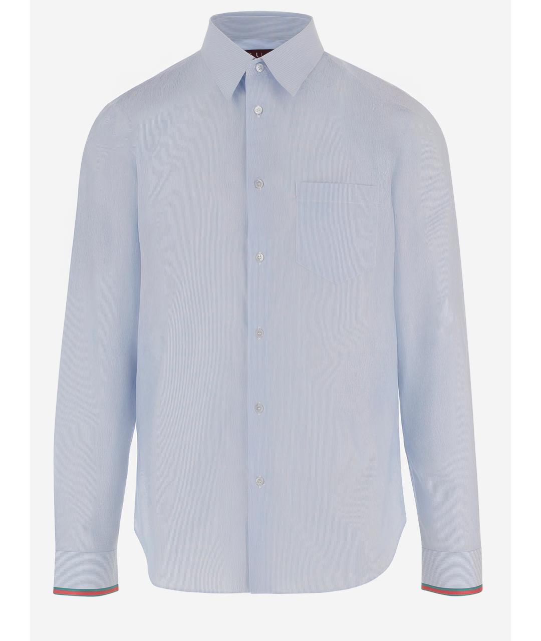 GUCCI Голубая кэжуал рубашка, фото 4