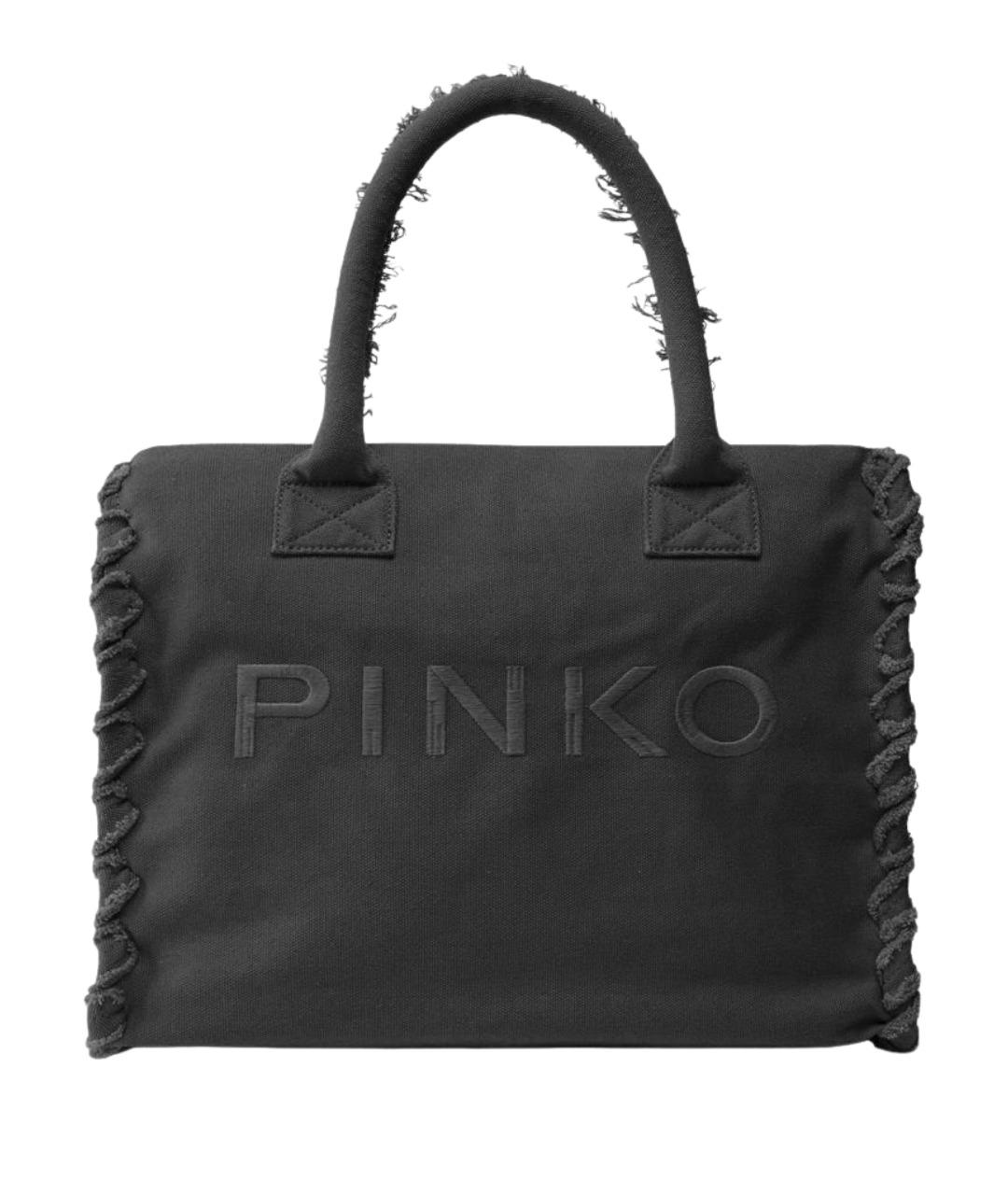 PINKO Черная сумка тоут, фото 1