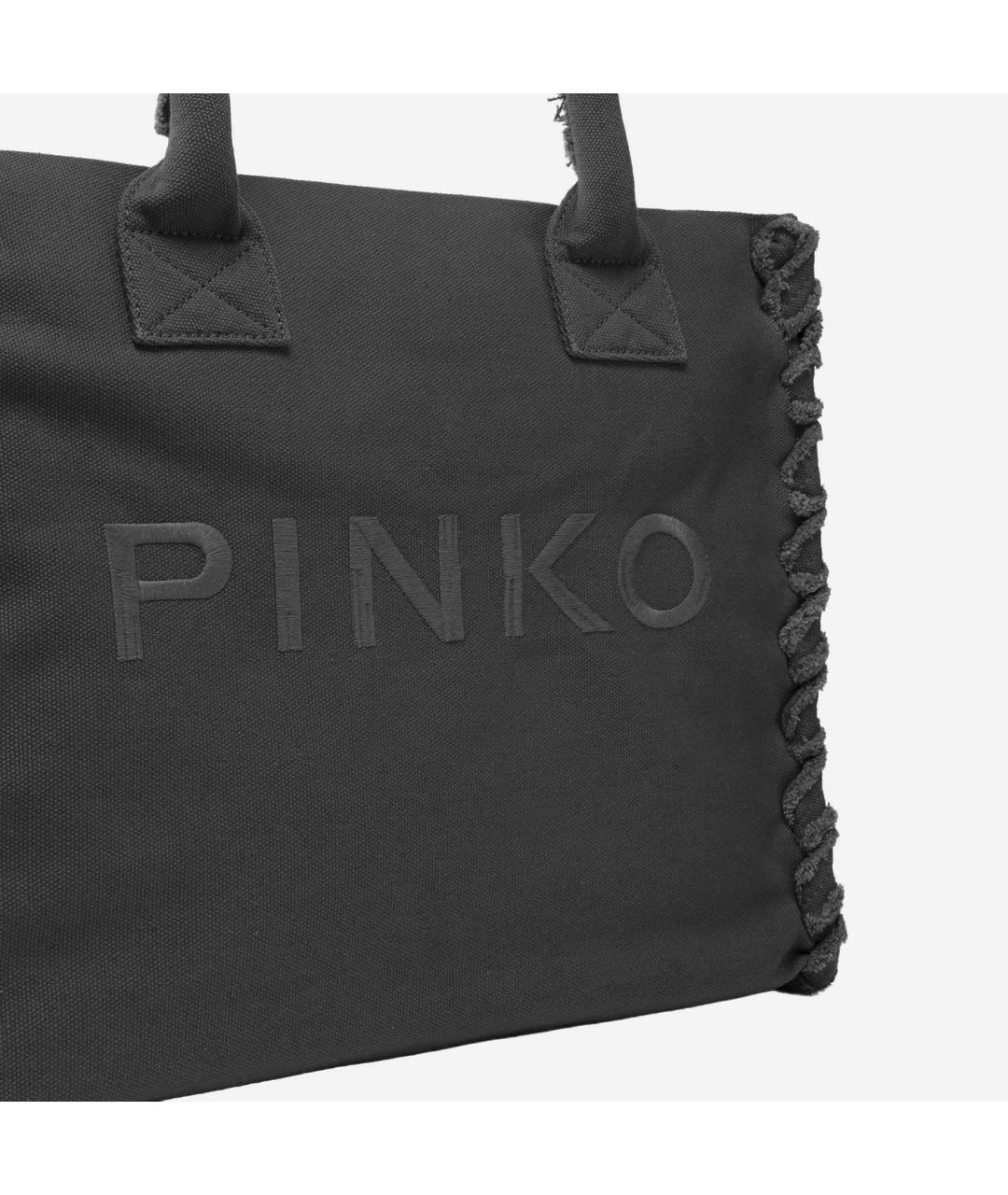 PINKO Черная сумка тоут, фото 4