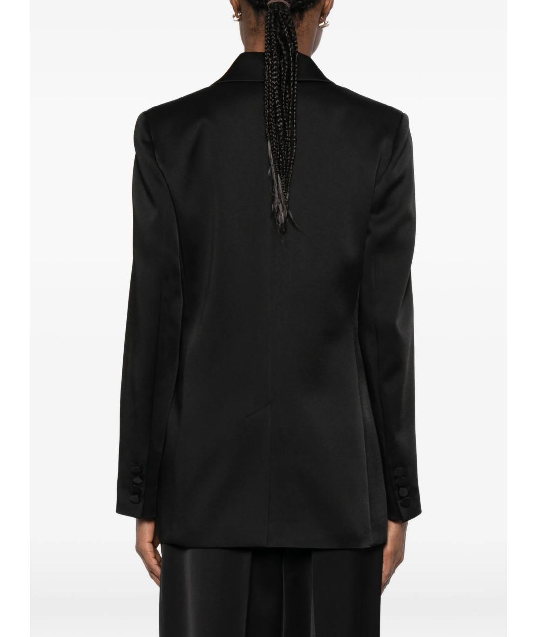 MAX MARA STUDIO Черный ацетатный жакет/пиджак, фото 4