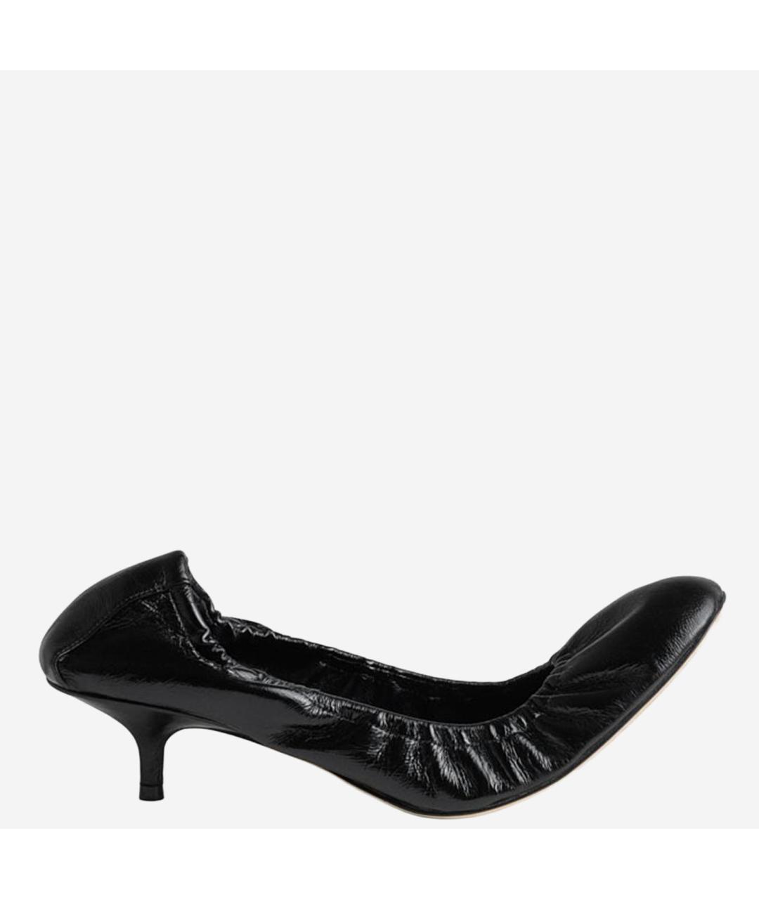 PHOEBE PHILO Черные кожаные туфли, фото 6