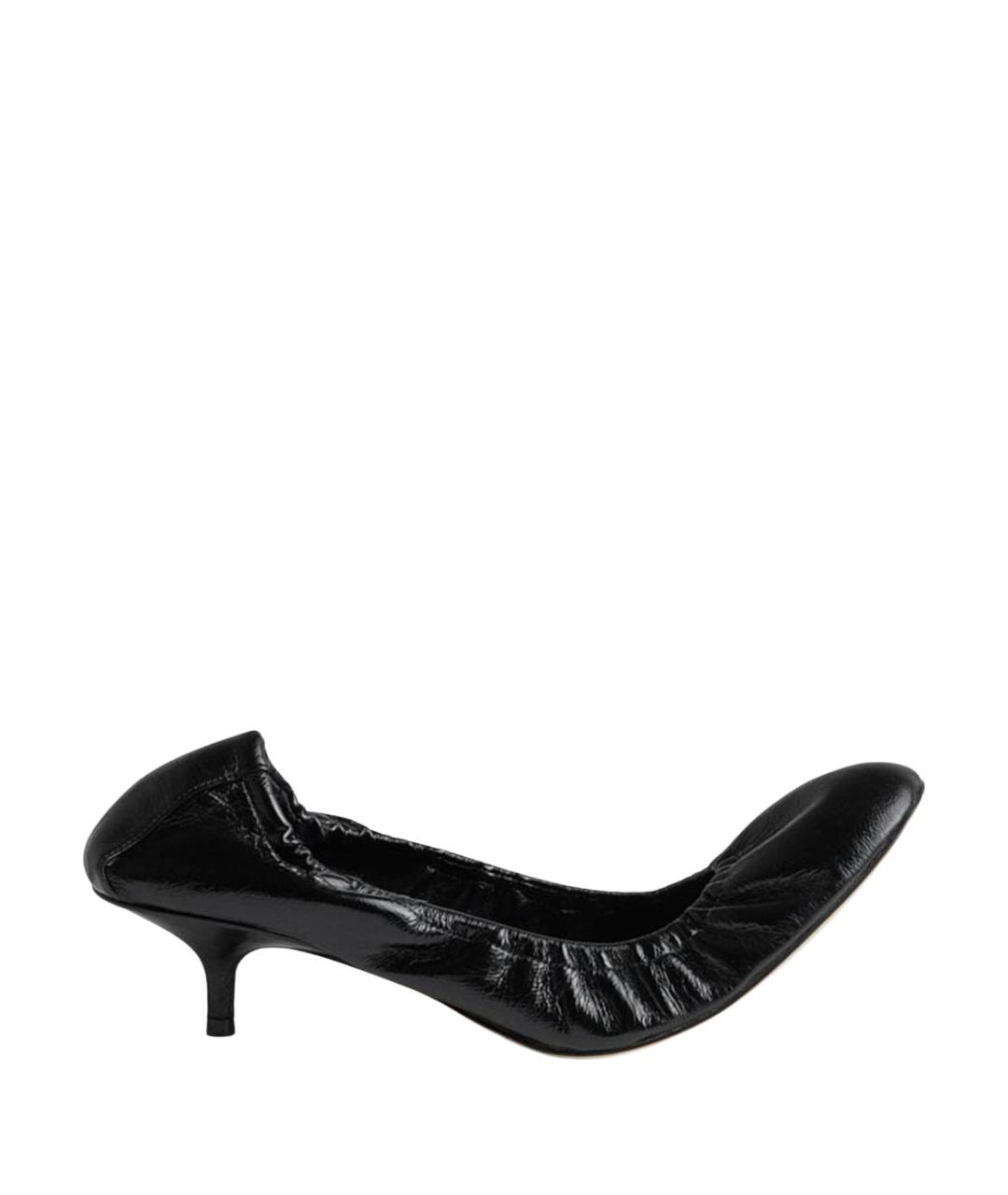 PHOEBE PHILO Черные кожаные туфли, фото 1