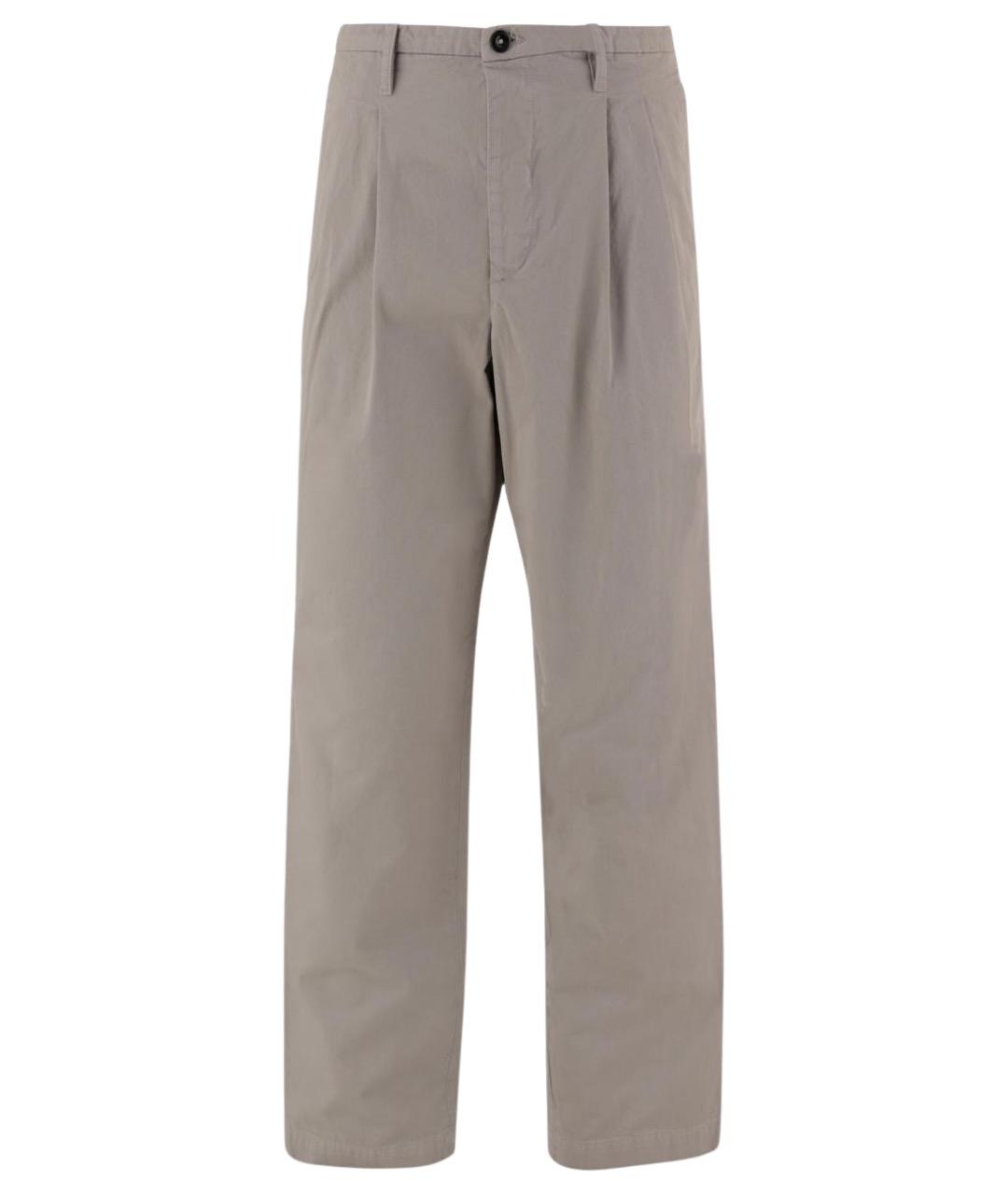 CP COMPANY Серые хлопковые повседневные брюки, фото 1