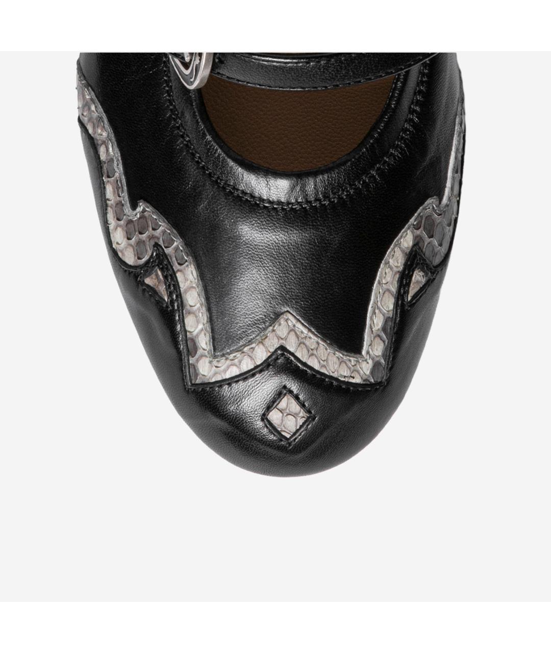 SARTORE Черные кожаные ботинки, фото 3