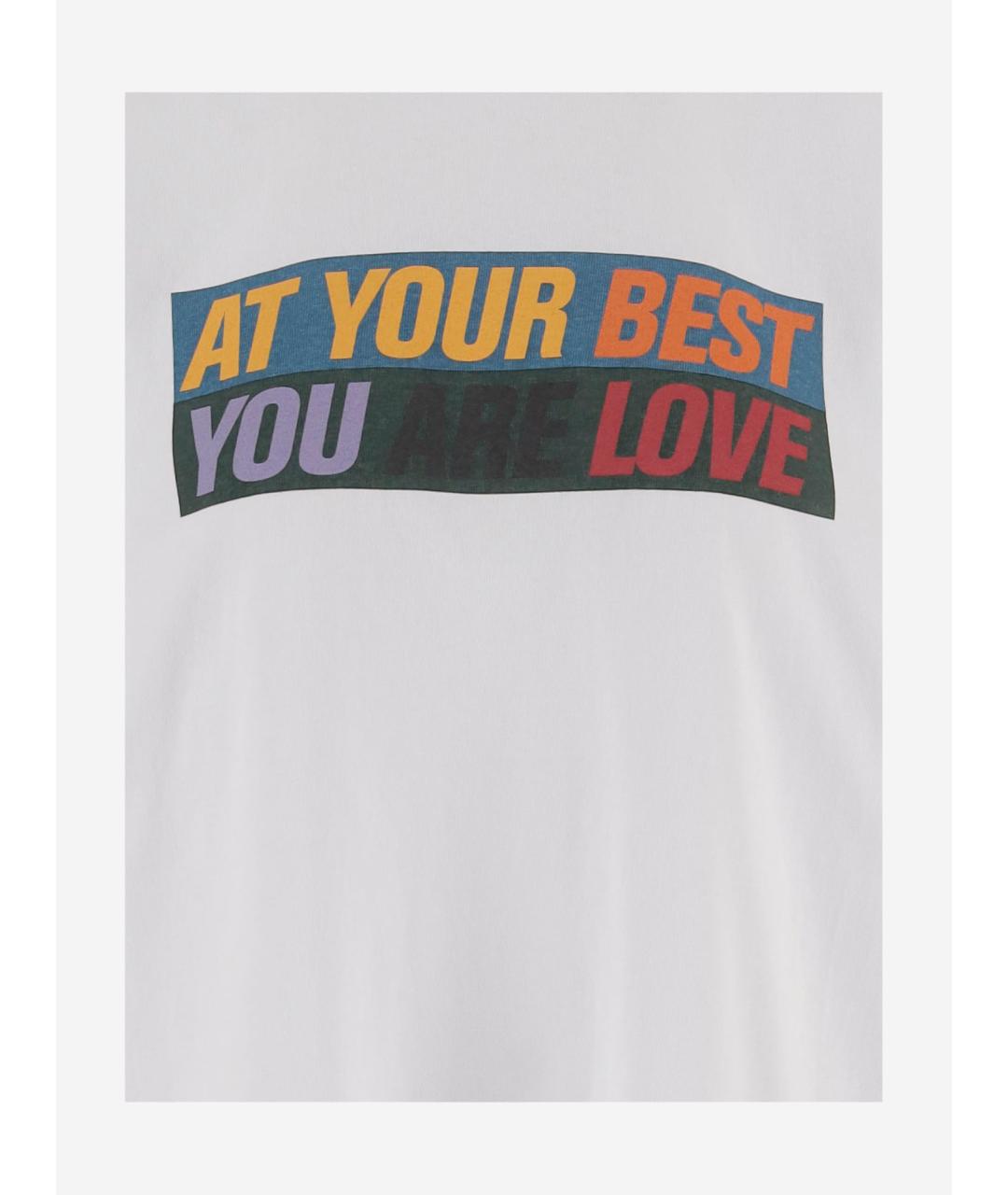 SACAI Белая хлопковая футболка, фото 3