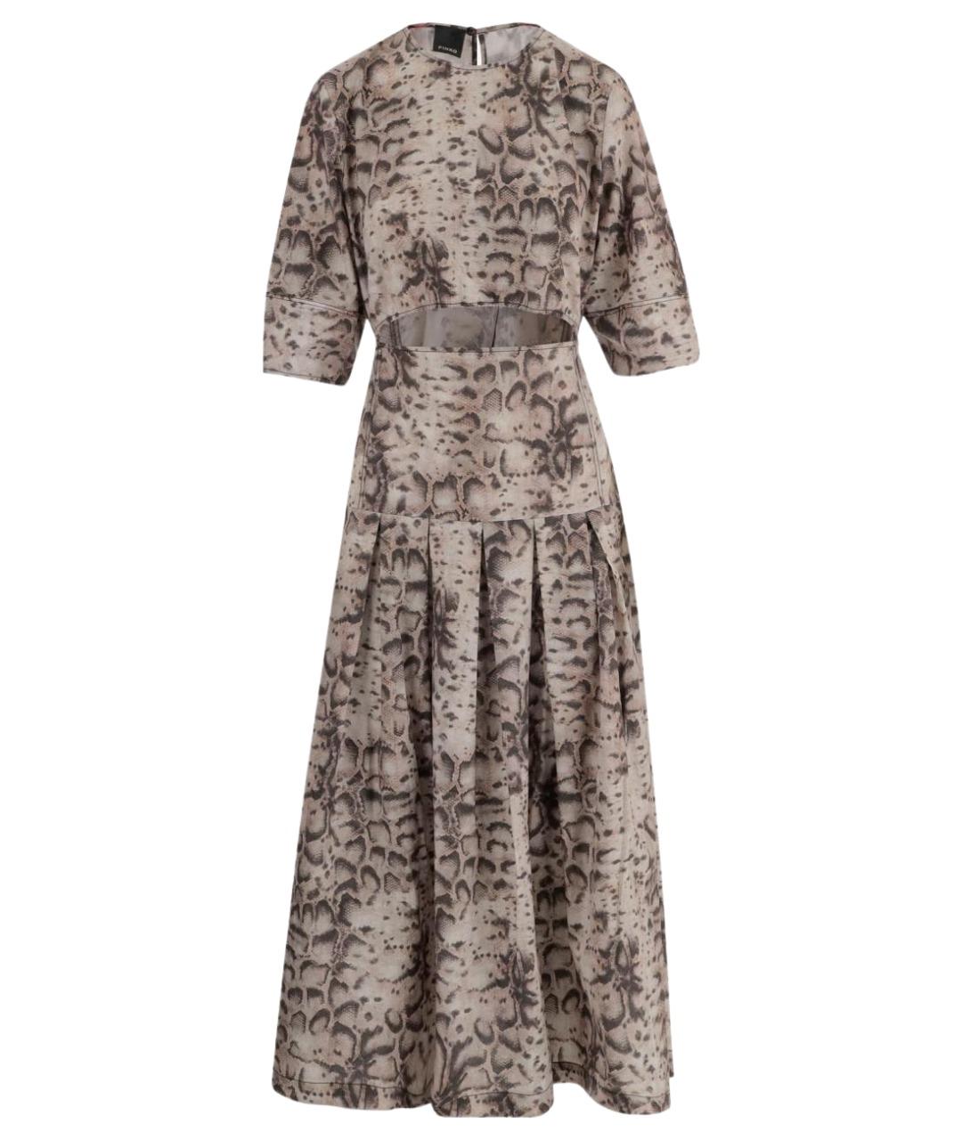 PINKO Мульти хлопковое повседневное платье, фото 1
