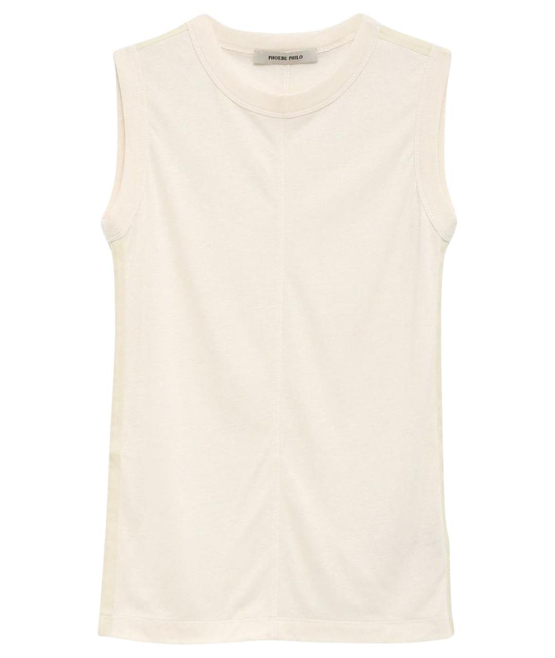 PHOEBE PHILO Бежевая майка, фото 1