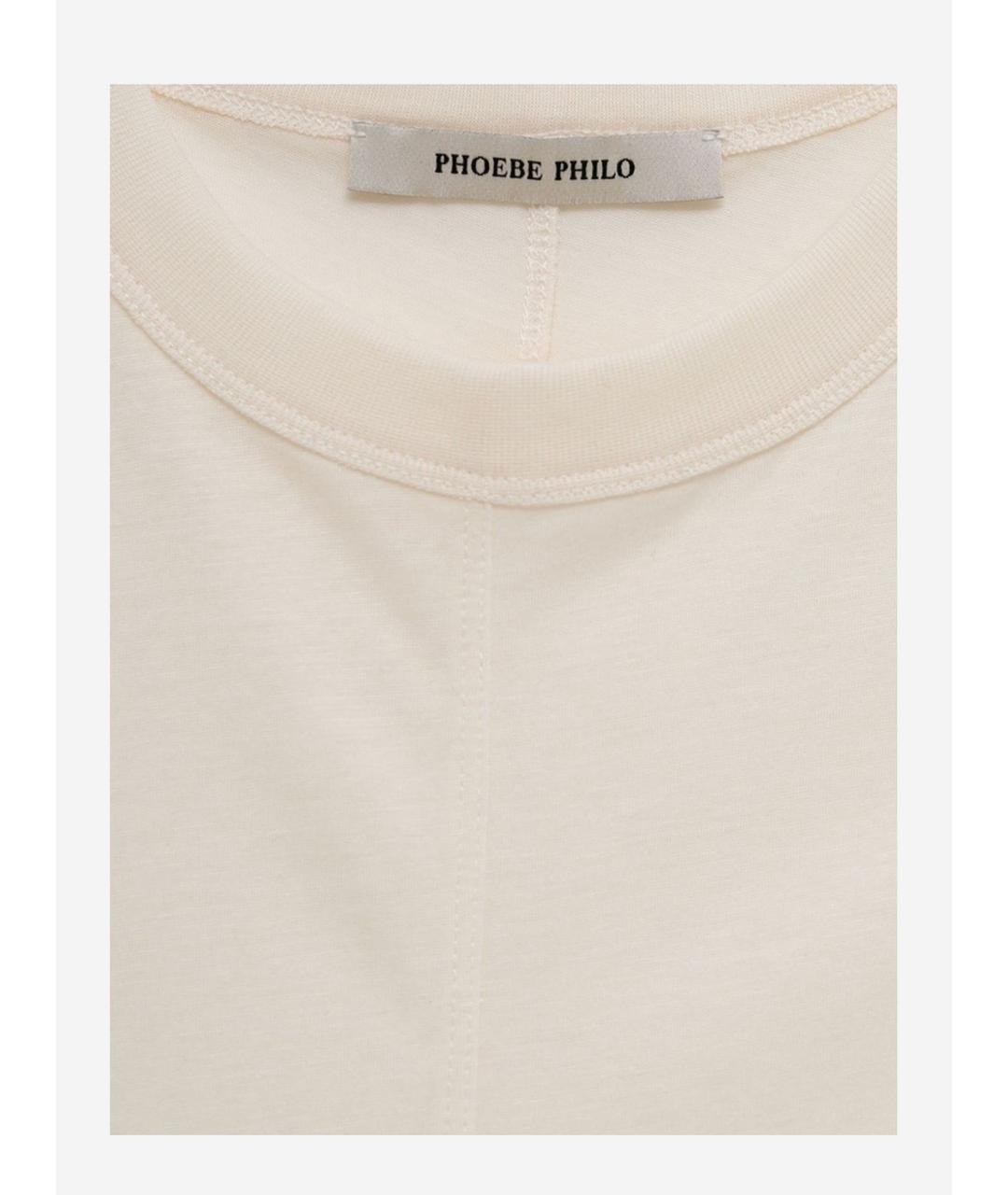 PHOEBE PHILO Бежевая майка, фото 3