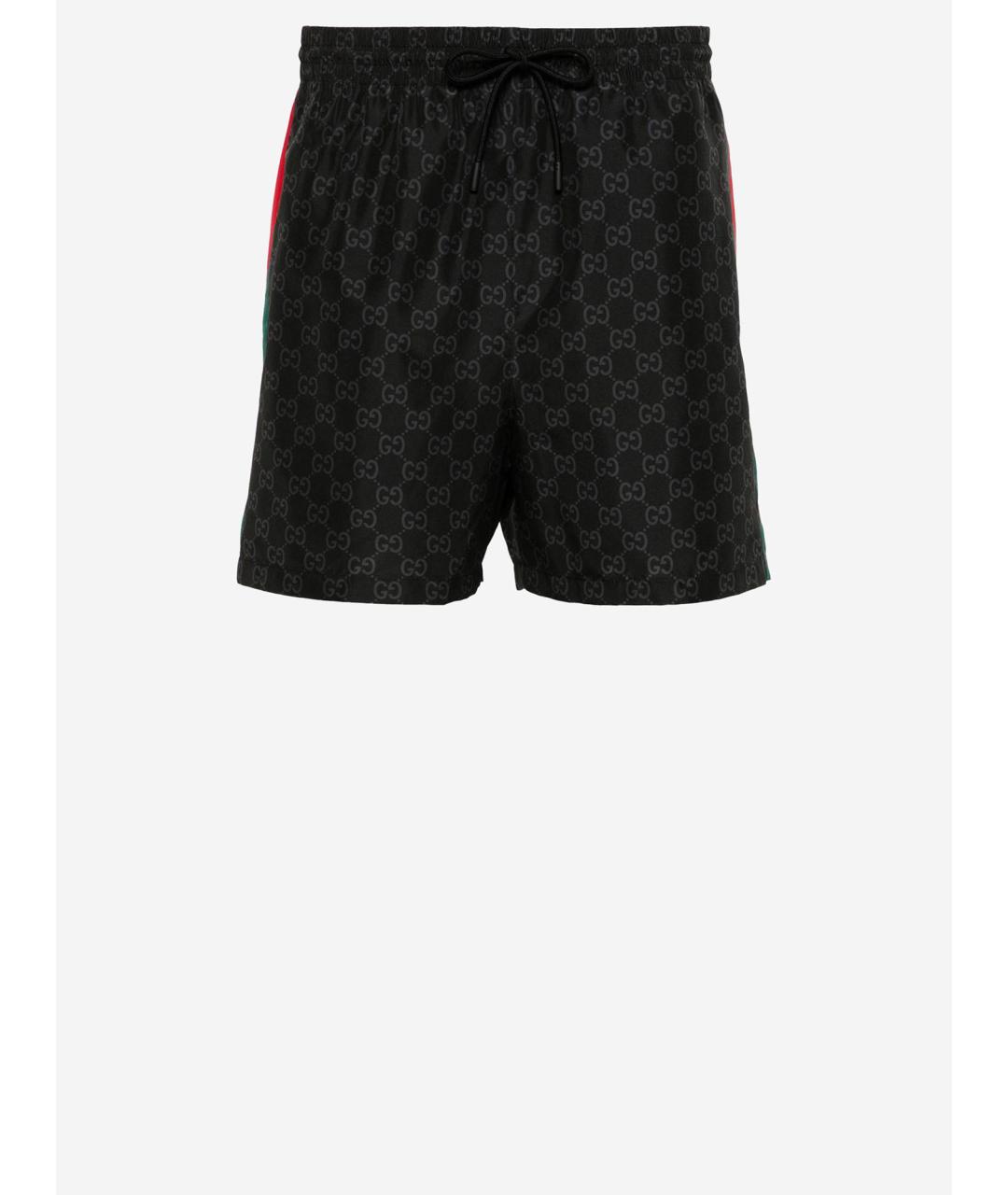 GUCCI Черные полиамидовые шорты, фото 4