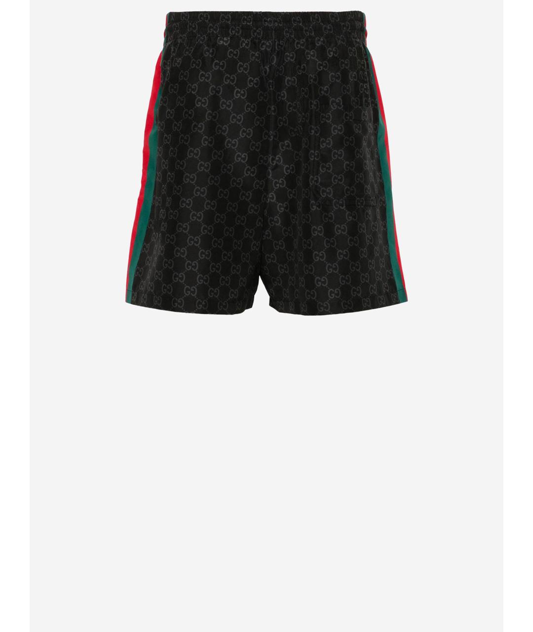 GUCCI Черные полиамидовые шорты, фото 2