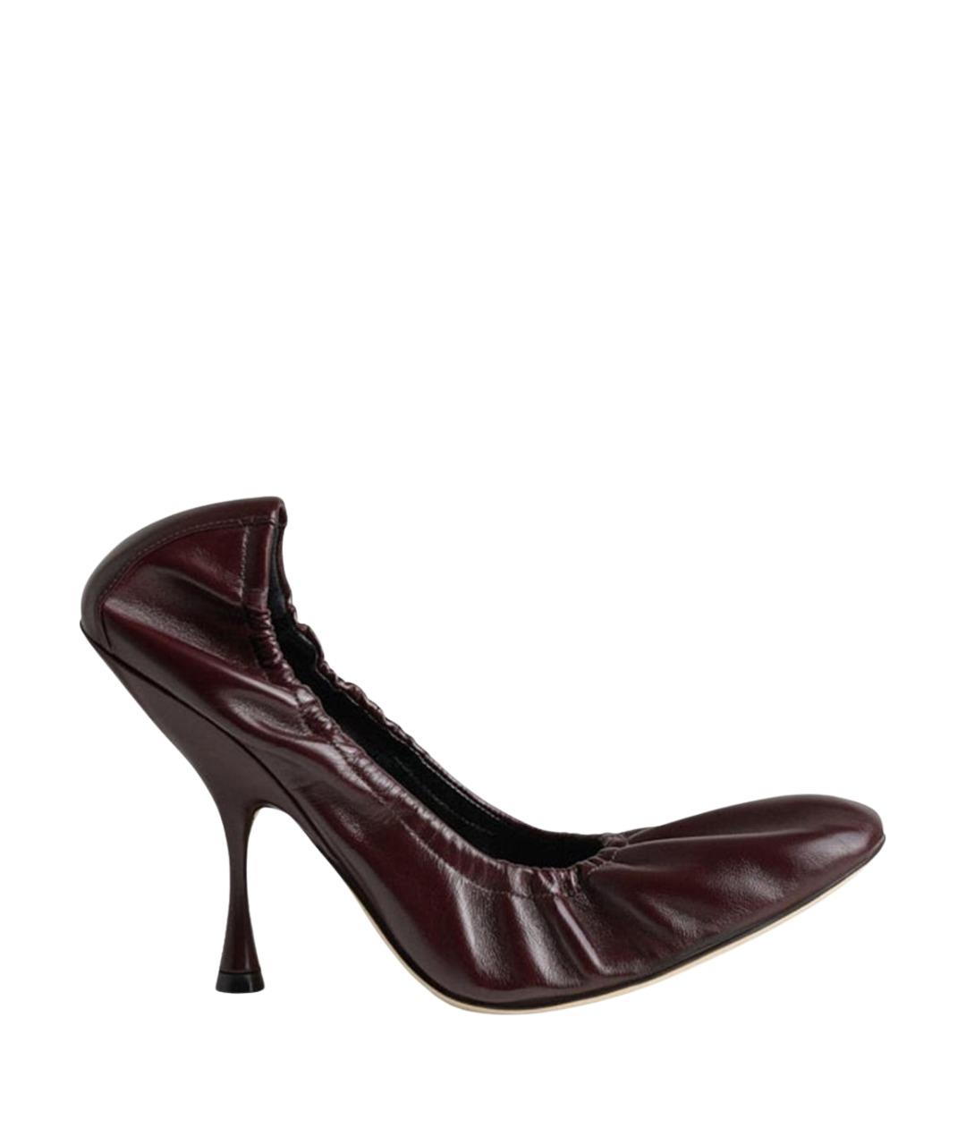 PHOEBE PHILO Бордовые туфли, фото 1