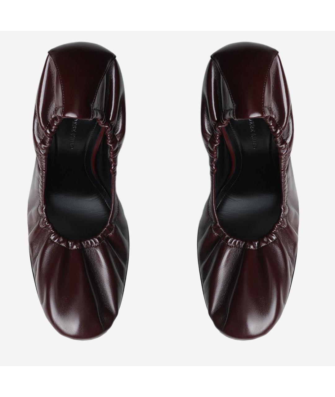 PHOEBE PHILO Бордовые туфли, фото 2