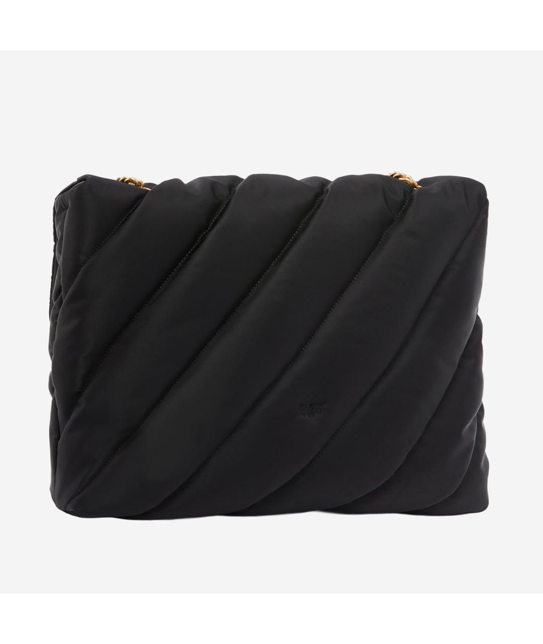 PINKO Черная синтетическая сумка через плечо, фото 2