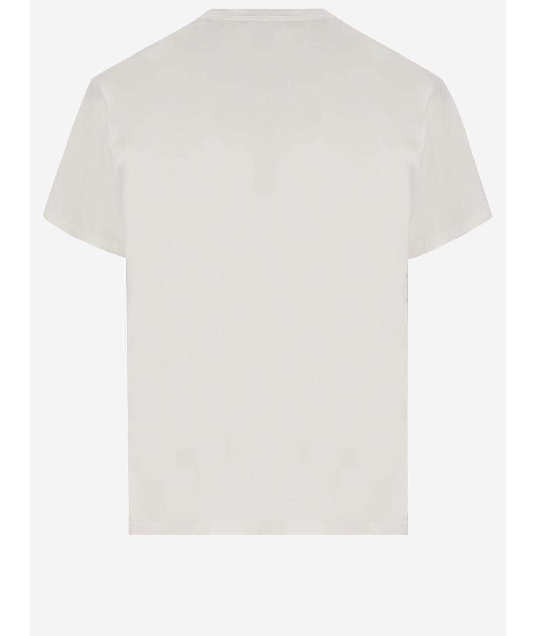 GUCCI Белая хлопковая футболка, фото 2