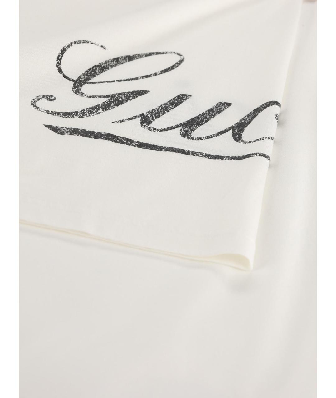 GUCCI Белая хлопковая футболка, фото 3