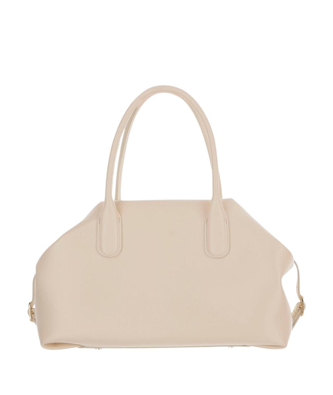 THEMOIRE Бежевая кожаная сумка тоут, фото 1