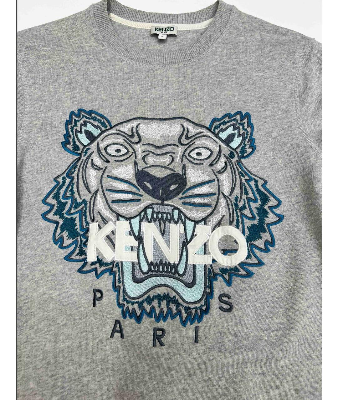 KENZO Серый джемпер / свитер, фото 2