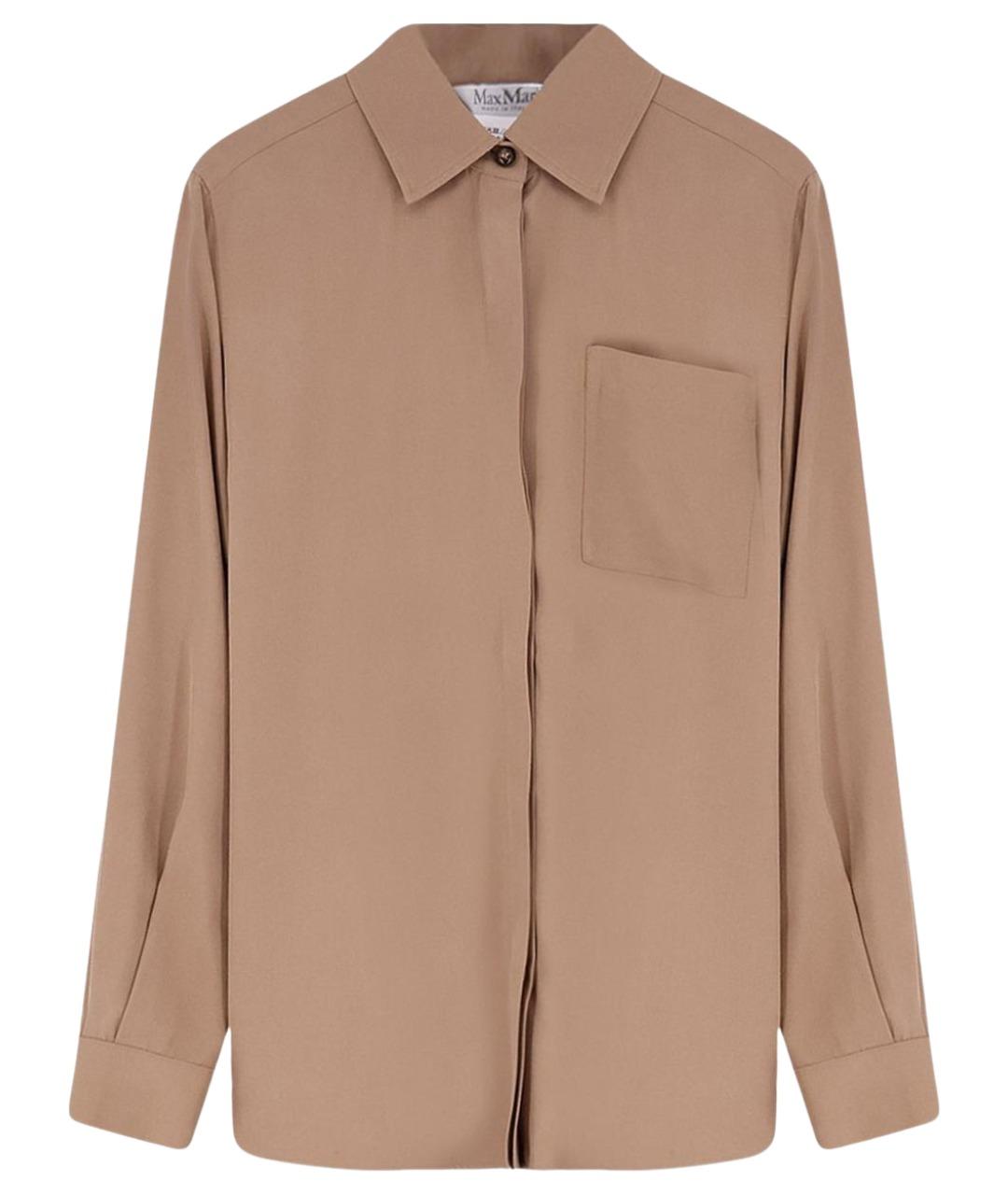 MAX MARA Коричневая рубашка, фото 1
