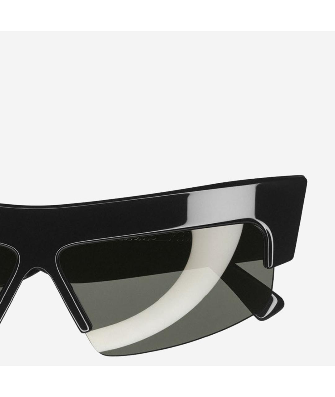 PHOEBE PHILO Черные пластиковые солнцезащитные очки, фото 3