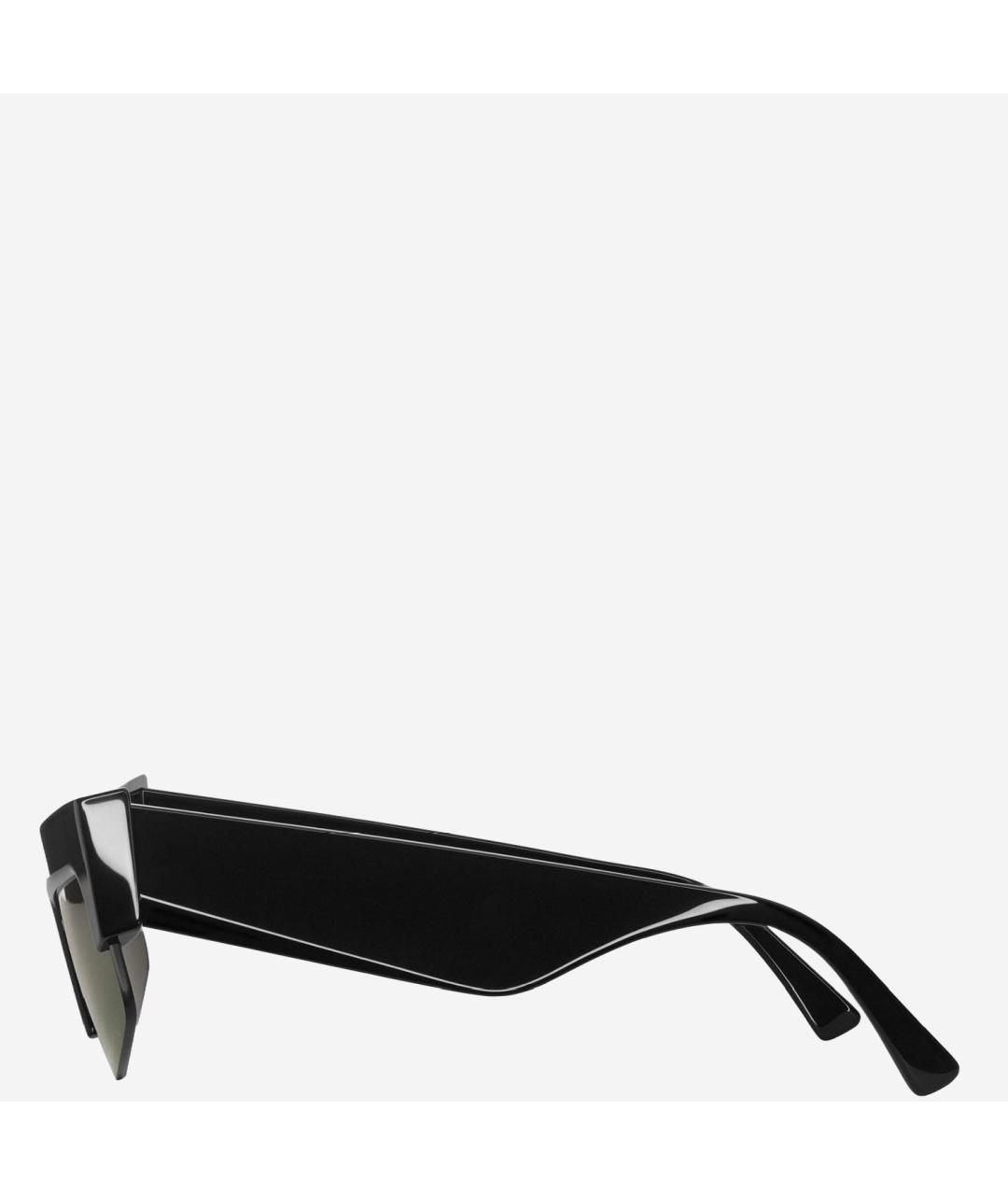 PHOEBE PHILO Черные пластиковые солнцезащитные очки, фото 2
