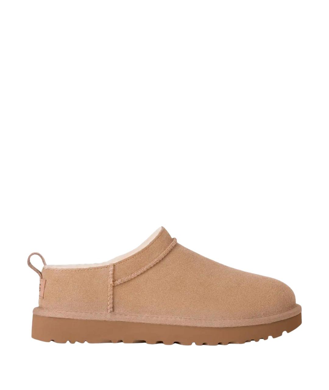 UGG AUSTRALIA Бежевые нубуковые ботинки, фото 1