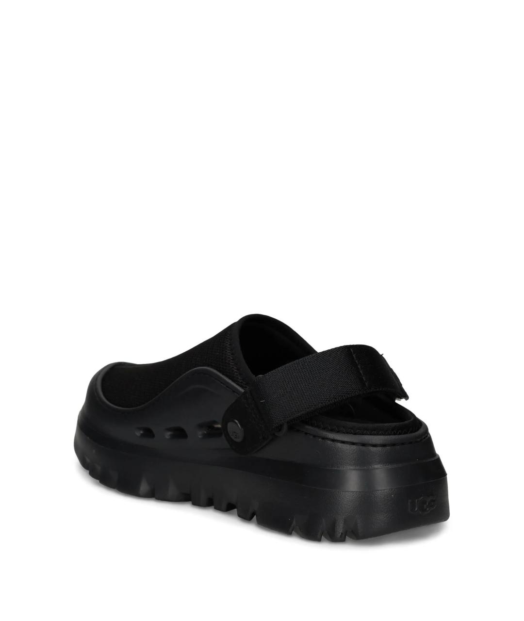 UGG AUSTRALIA Черные текстильные сандалии, фото 3