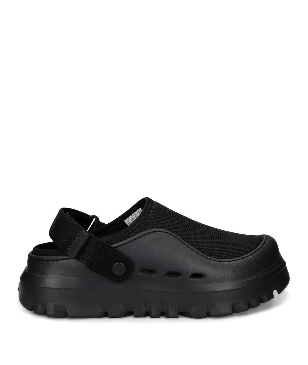 UGG AUSTRALIA Черные текстильные сандалии, фото 1