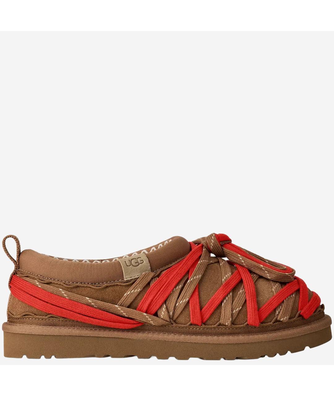 UGG AUSTRALIA Коричневые замшевые низкие ботинки, фото 6