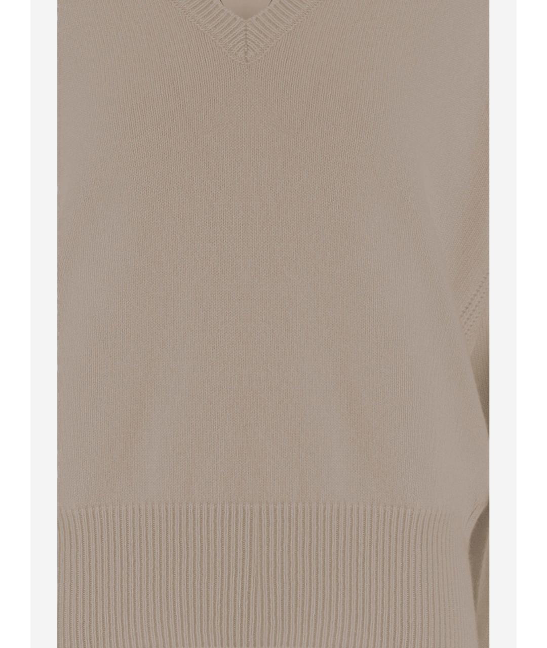 Sa Su Phi Бежевый кашемировый джемпер / свитер, фото 3