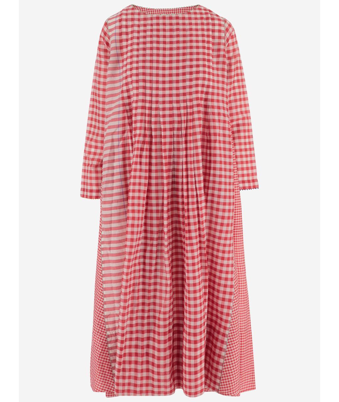 PERO Красное хлопковое платье, фото 4