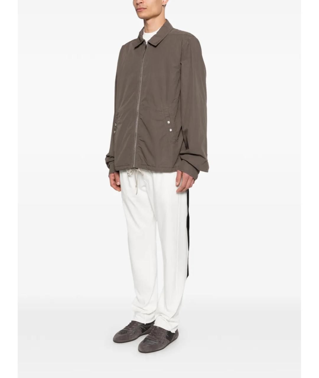 RICK OWENS DRKSHDW Серая хлопковая куртка, фото 3