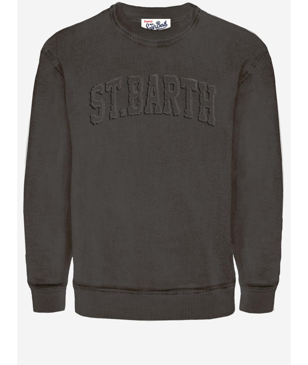 MC2 SAINT BARTH Серый хлопковый джемпер / свитер, фото 4