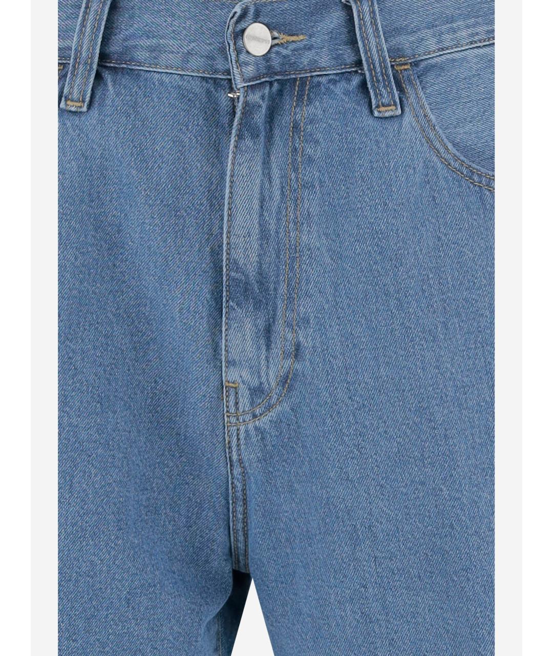 CARHARTT WIP Синие хлопковые шорты, фото 3