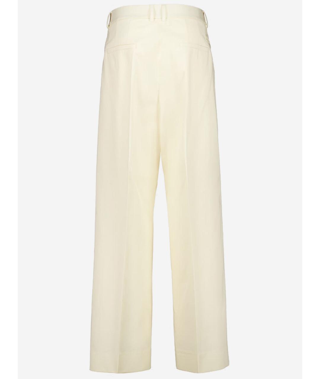 MONCLER Бежевые прямые брюки, фото 2