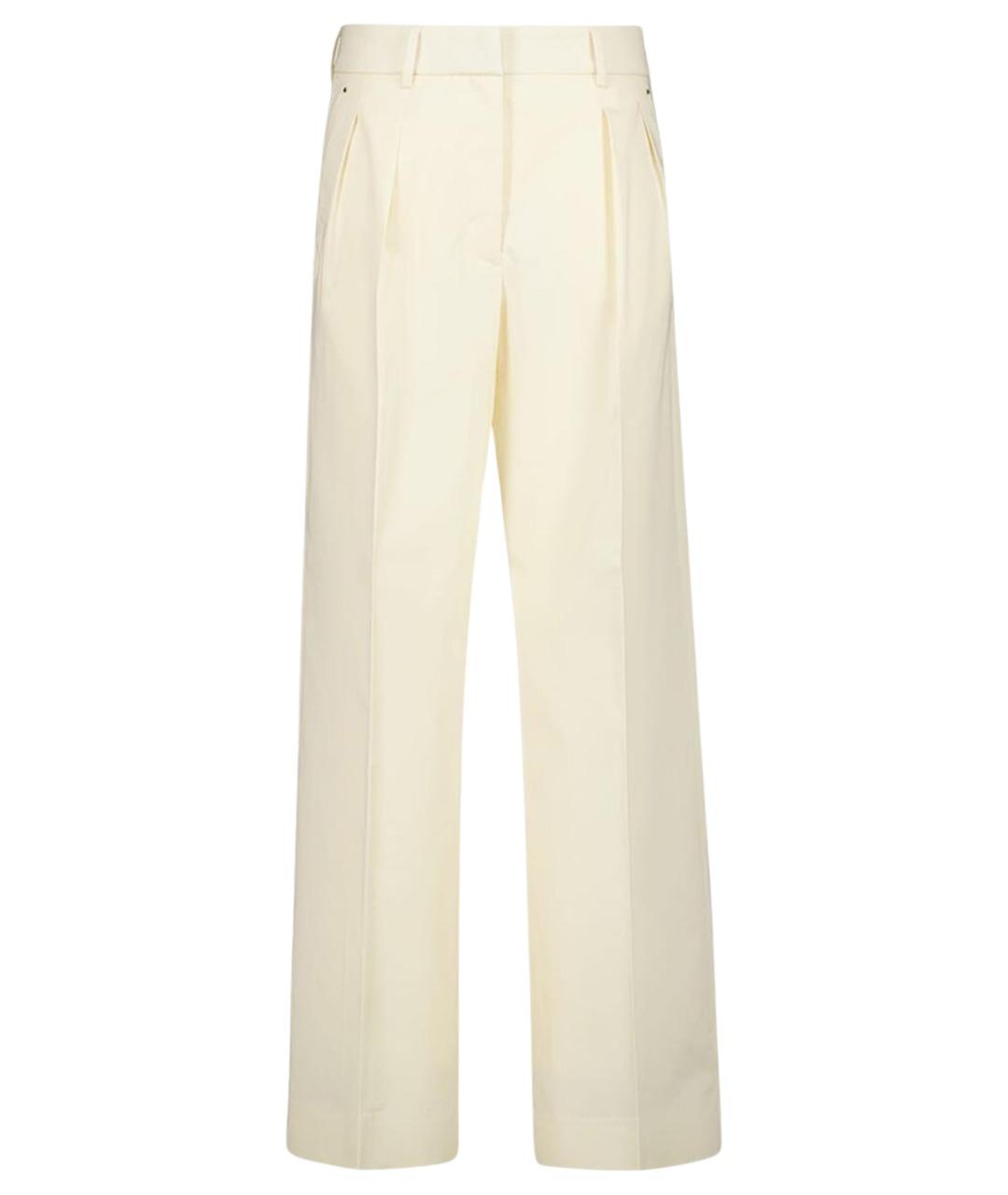 MONCLER Бежевые прямые брюки, фото 1