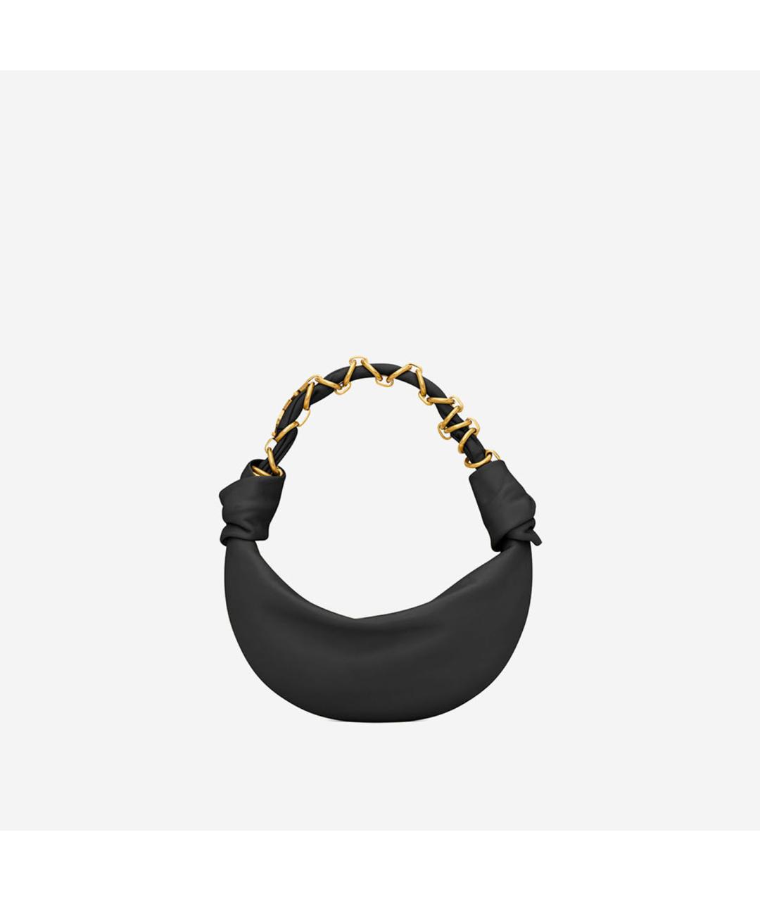 SAINT LAURENT Черная кожаная сумка с короткими ручками, фото 5