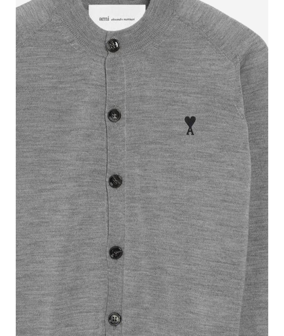 Ami Paris Серый джемпер / свитер, фото 3